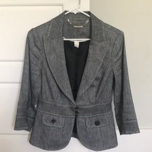 White House Black Market Gray blazer